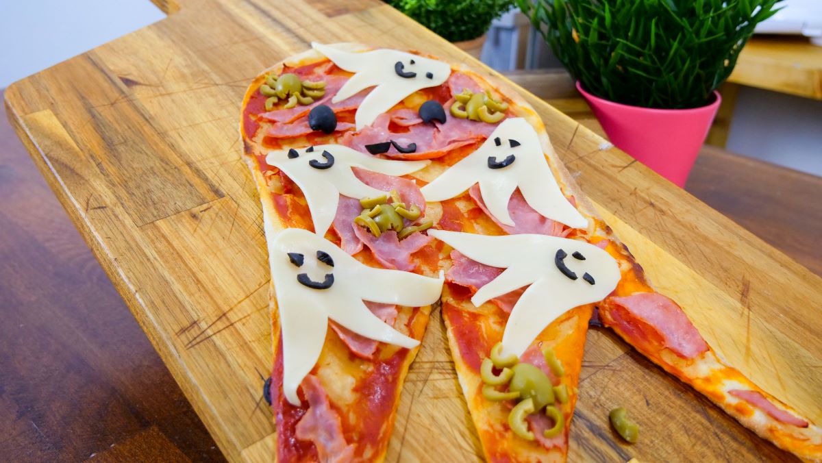 Halloweenska pizza