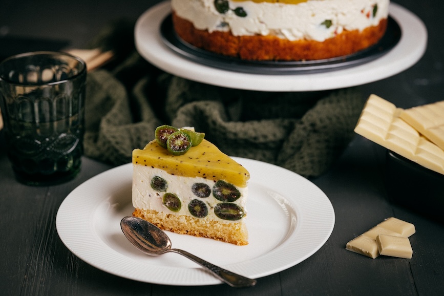 Svieža kiwi torta