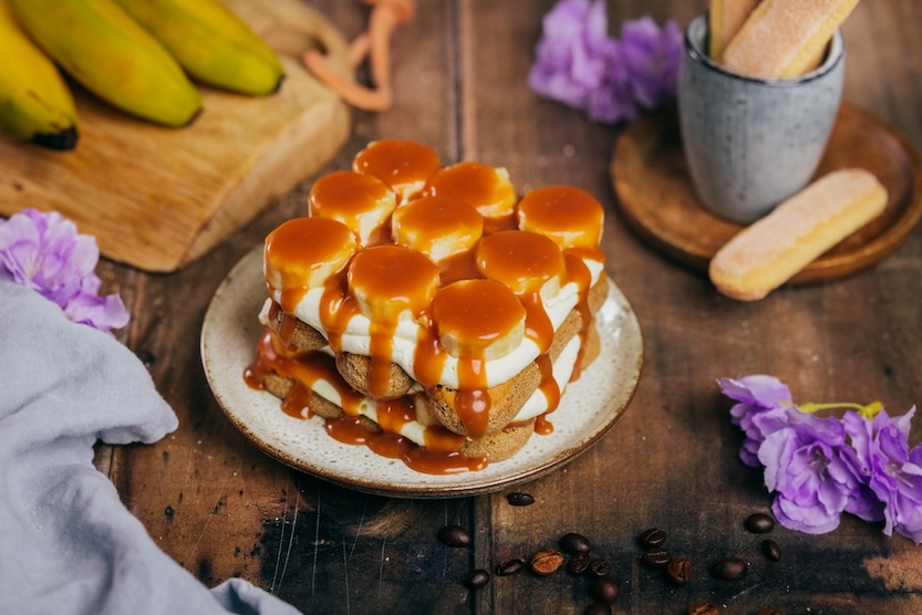 Nepečené Banoffee tiramisu