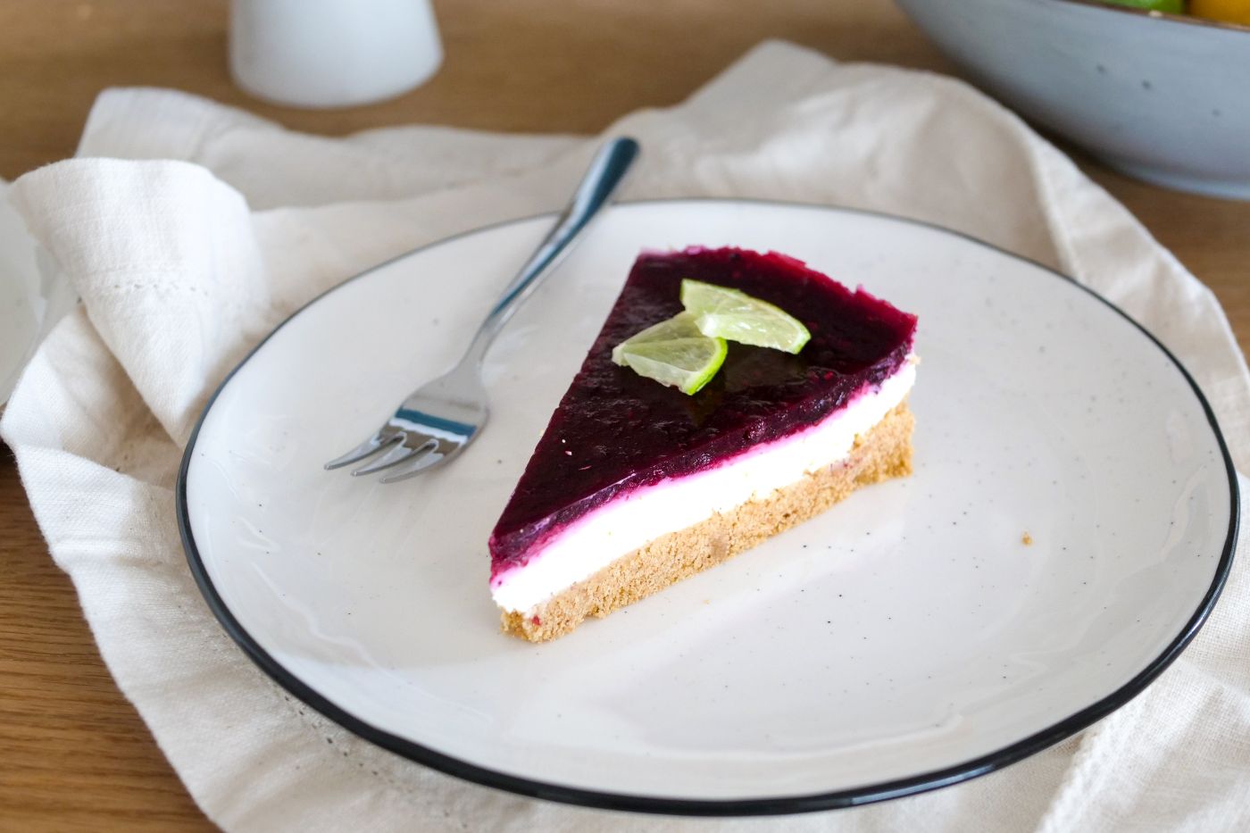 Nepečený trojfarebný cheesecake