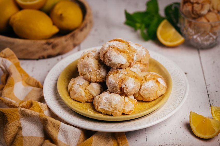 Citrónové crinkles