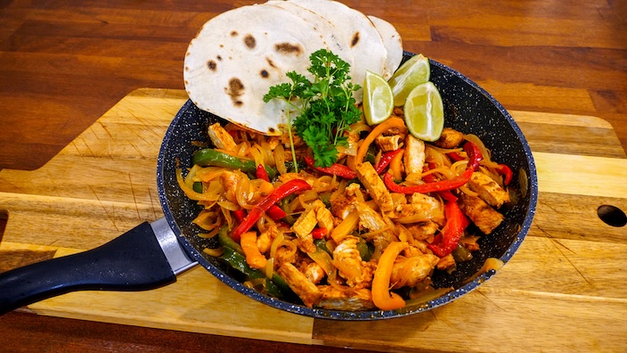 Mexické kuracie fajitas