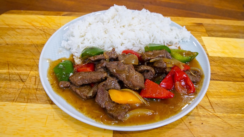 Hovädzie na paprike s basmati ryžou