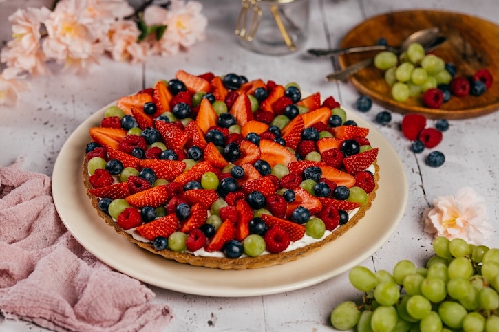 Letný ovocný tart