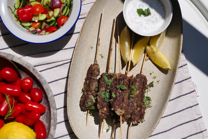 Hovädzí kebab na paličke