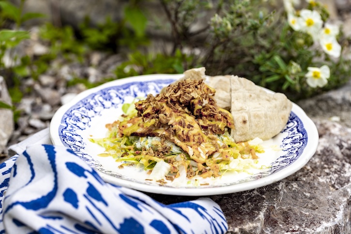Grécky kurací gyros