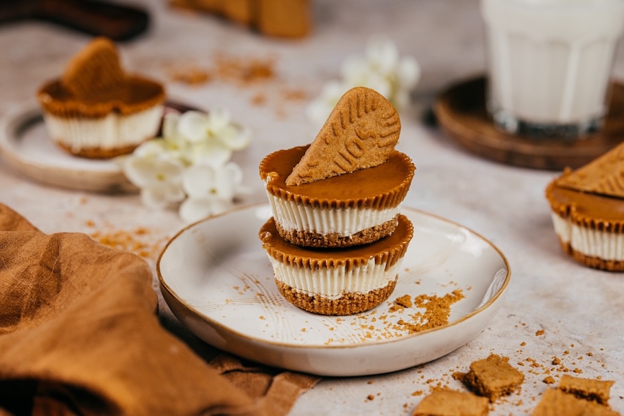 Nepečené karamelové mini cheesecaky