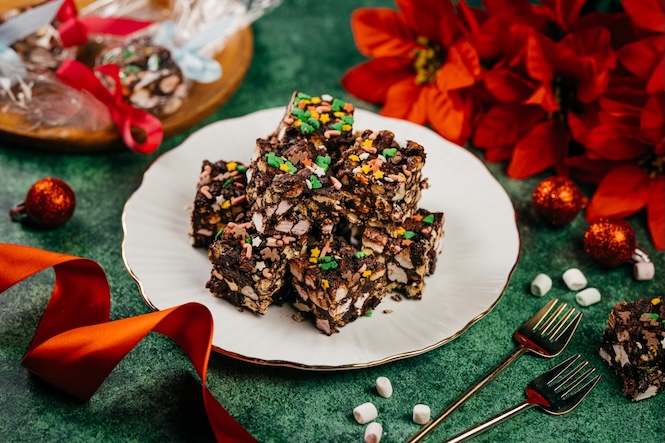 Mikulášské Rocky Road bonbóny