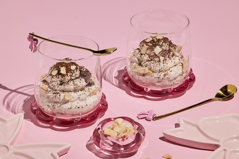 Vegánske overnight oats s kokosovými vločkami