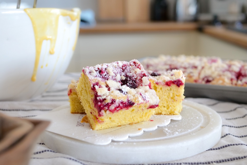 Malinový koláč s mrveničkou