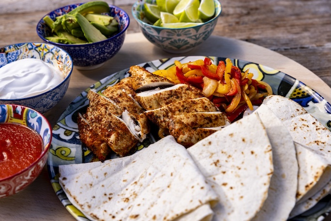 Kuracie Fajitas z grilu