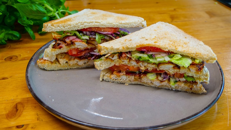 BBQ club sandwich