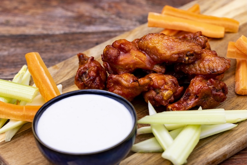 Kuracie krídelká Buffalo wings